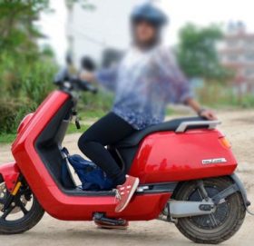इलेक्ट्रिक स्कुटर दर्ता नगरी चलाएमा कारवाही