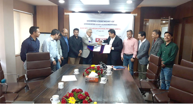 नेपाल इन्फ्रास्ट्रक्चर बैंकको पहिलो लगानी हाइड्रोपावर