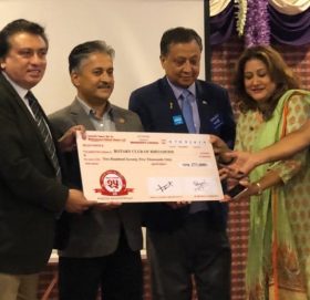 महालक्ष्मी विकास बेैंकद्वारा शौचालय निर्माणकामा सहयोग