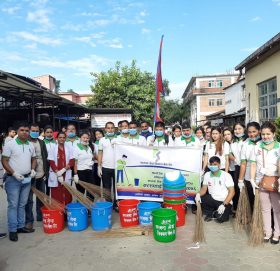 संविधान दिवसको अवसरमा कामना सेवाको सरसफाई अभियान