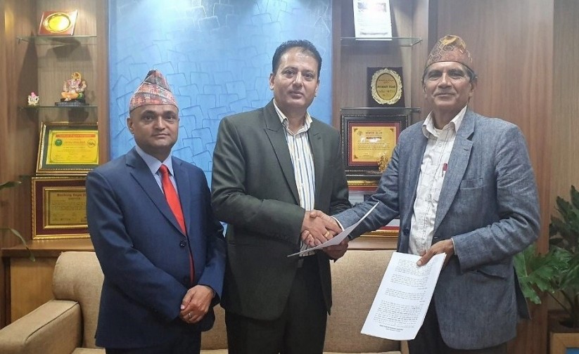 गरिमा विकास बैंक र आमा बहुउद्देश्यीय सहकारीबीच सम्झौता