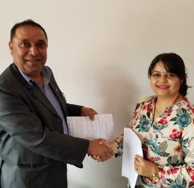 ग्लोबल आइएमई बैंक र नेपाल खुला विश्वविद्यालयबीच सम्झौता