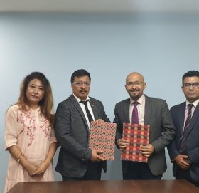 सांग्रिला डेभलपमेन्ट बैंक र नेपाल क्यान्सर हस्पिटल बिच सम्झौता