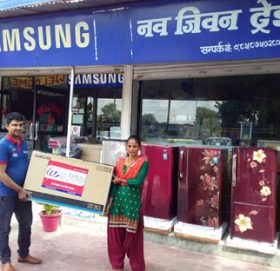 सिटी एक्सप्रेस द्घारा कुवेतमा Samsung  टि.भी. उपहार