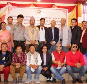 नेपाल चलचित्र कलाकार सङ्घको टीकासहित शुभकामना आदानप्रदान कार्यक्रम