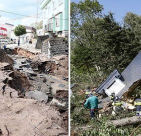 जापानमा आँधीका कारण मृत्यु हुनेको संख्या ५६ पुग्यो