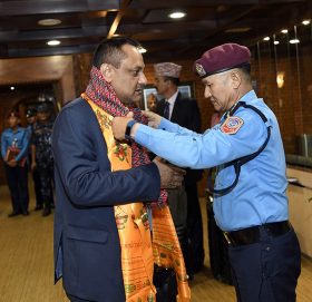 प्रहरी महानिरीक्षक खनाल चिली प्रस्थान