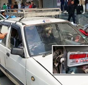 मिटरमा जान नमान्ने ५२ ट्याक्सी पक्राउ