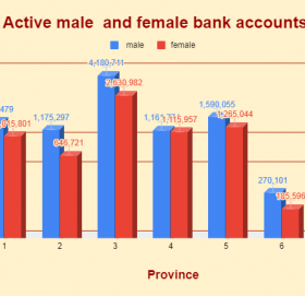 बैंकमा खाता खोल्ने महिलाको संख्या ७३ लाख ३४ हजार