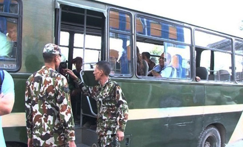 टीकाका दिन सेनाको निःशुल्क बस सेवा