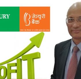 सेञ्चुरी बैंकको मुनाफा २२ करोड