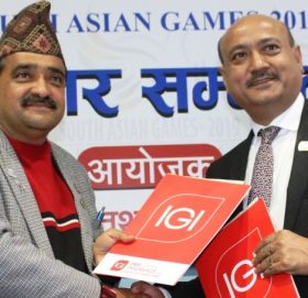 सागमा आउने विदेशी खेलाडीहरुको सामुहिक दुर्घटना विमा