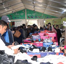 भृकुटीमण्डपमा ‘जुत्ता चप्पल व्यापार मेला ७० प्रतिशसम्म छुट