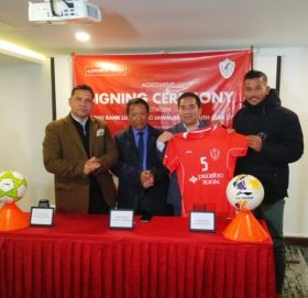 प्रभु बैंक लि. र जावलाखेल युवा क्लब विच सम्झौता