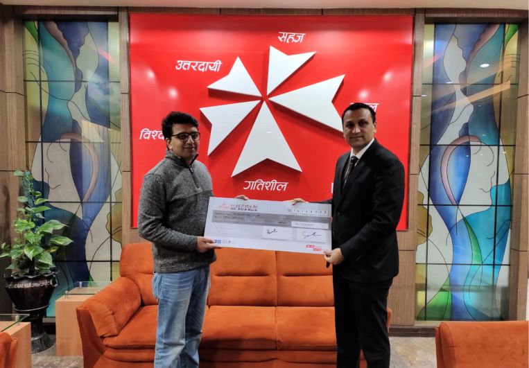 एनआईसी एशियाबाट भूसाललाई घातक रोग बीमाको १५ लाख