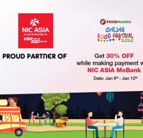 फुडमान्डुसँग एन आई सी एशियाको बैंकिङ्ग साझेदारी