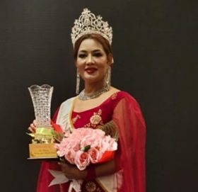 मलेशियामा सम्पन्न मिसेस टुरिजम एम्बेस्डरको ताज शिलास्मालाई