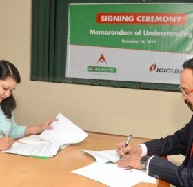 आइसीआइसीआइ बैंकको नबिलसँग साझेदारी