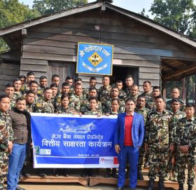 मेगा बैंकबाट सेनालाई वित्तीय साक्षरता कार्यक्रम