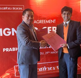 प्रभु बैंक र एन प्याब्सनका विच सम्झौता