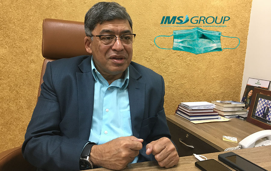 अर्को सातादेखि आईएमएस ग्रुपको मास्क ५ रुपैयाँ मै पाईने