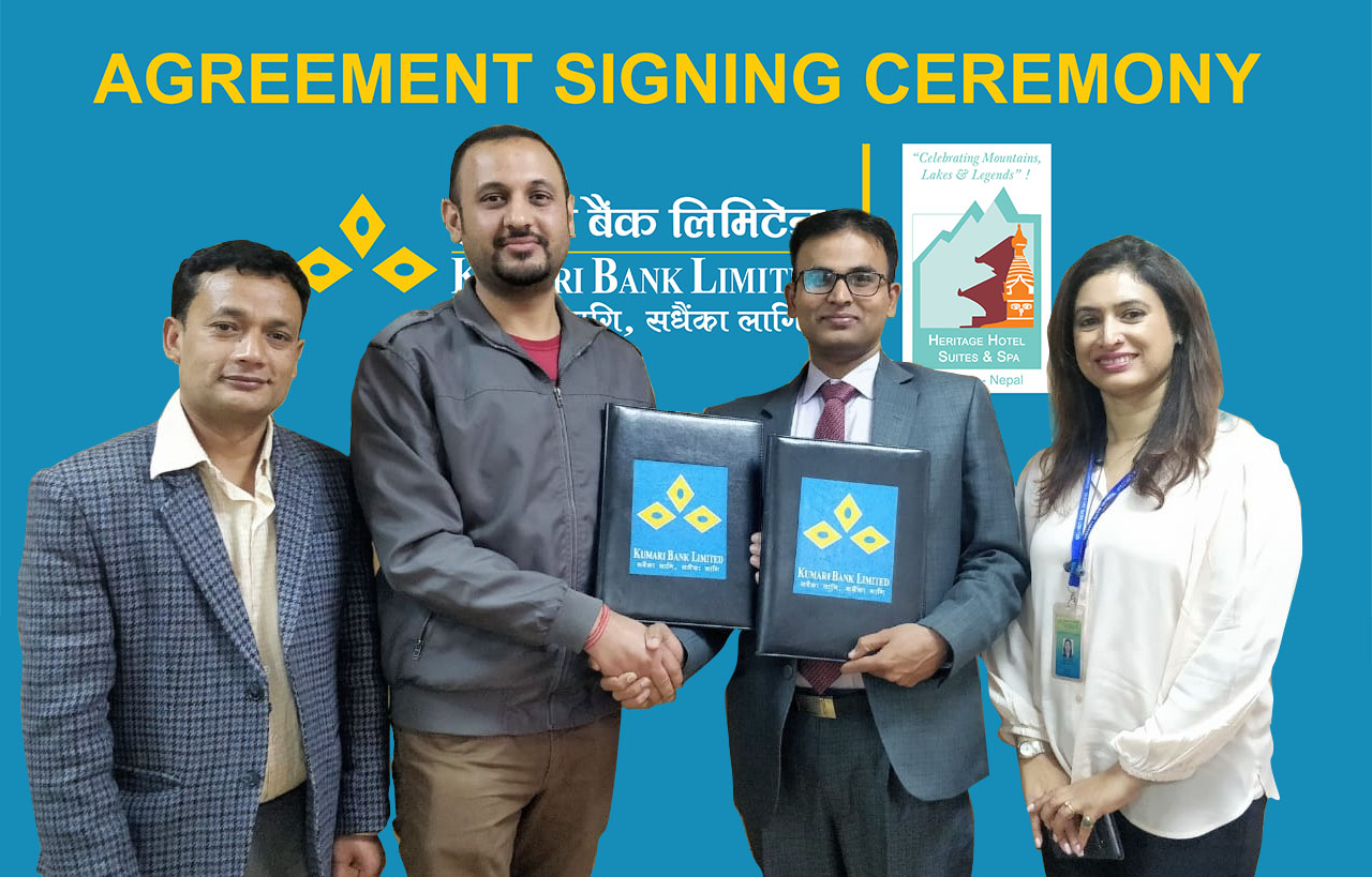 कुमारी बैंक र हेरिटेज होटेल बीच सम्झौता