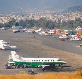 मध्यरातिदेखि अन्तरराष्ट्रिय उडान बन्द