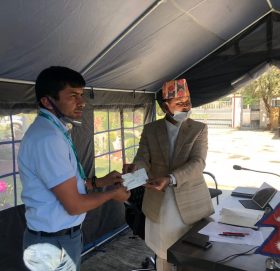 कोरोना रोकथाम कोषमा सिटिजन्स बैंकको सात प्रदेशलाई ७/७ लाख