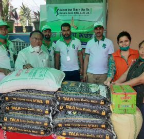 कामना सेवाद्वारा विभिन्न ठाउँमा राहत वितरण