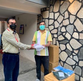 सनराइज बैंकद्वारा कर्णाली प्रदेशमा PPE हस्तान्तरण