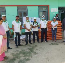 कामना सेवाद्वारा रु १ लाख बराबरको राहत सामाग्री हस्तान्तरण