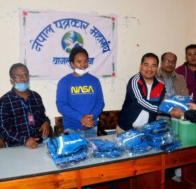 प्रभु बैंकद्वारा सञ्चारकर्मीलाई प्रेस ज्याकेट