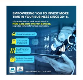 एनएमबि बैंकले ल्यायो परिष्कृत सेवा सहितको कर्पोरेट इन्टरनेट बैंकिङ्ग