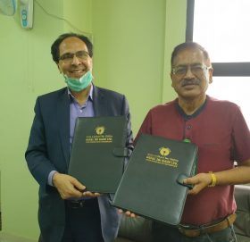 नेपाल एसबिआई बैंक र चिरायू नेसनल हस्पिटलबीच सम्झौता