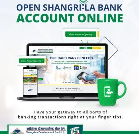 सांग्रिला डेभलपमेन्ट बैंकको अनलाइनबाटै खाता खोल्न सकिने