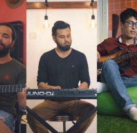 हामी छौं साथ -छ हातमा हात भन्दै आए शिव लामिछाने