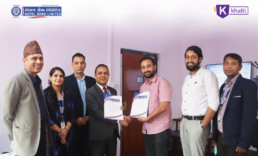 खल्ती डिजिटल वालेट र नेपाल बैंकबीच सम्झौता