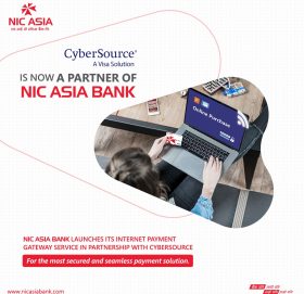 एन आई सी एशिया बैंकद्वारा कार्डमा आधारित अनलाईन भुक्तानी गेटवे सुचारु