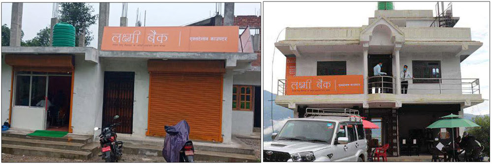 दोलखामा लक्ष्मी बैंकको २ नयाँ एक्स्टेन्सन काउण्टर