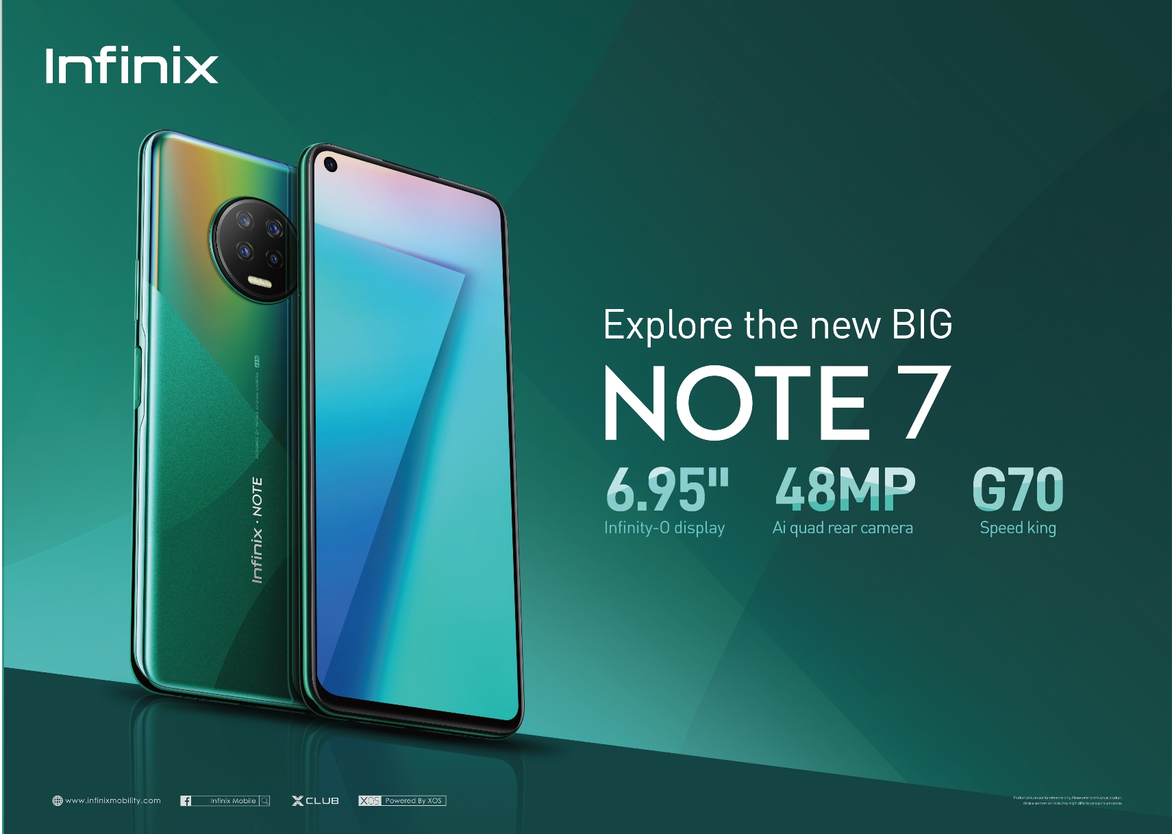 इन्फिनिक्सले Note 7 लन्च गर्यो : 48MP Quad क्यामेरा भएको यस स्मार्टफोन