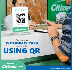 सिटिजन्स बैंकद्वारा स्क्यान र वीथड्रसेवा सुरु