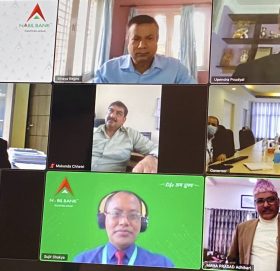 नबिल बैंकका अध्यक्षबाट शपथ ग्रहण