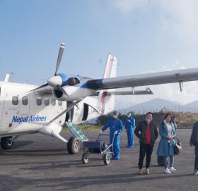 सात महिनापछि नेपाल एयरलाइन्सको ताप्लेजुङ उडान