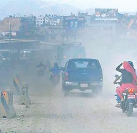 काठमाडौंमा वर्षेनी प्रदूषण र दीर्घरोगी बढ्दै