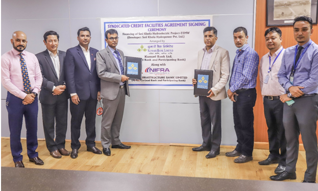 कुमारी बैंक र नेपाल इन्फ्रास्ट्रक्चर बैंकले  हाइड्रोपावरमा कर्जा लगानी गर्दै