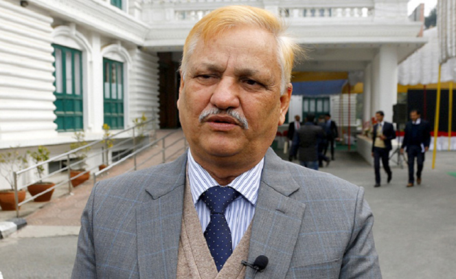 सुक्खा बन्दगाह निर्माण कार्य युद्धस्तरमा अगाडि बढाउँछौँ : मन्त्री भट्ट