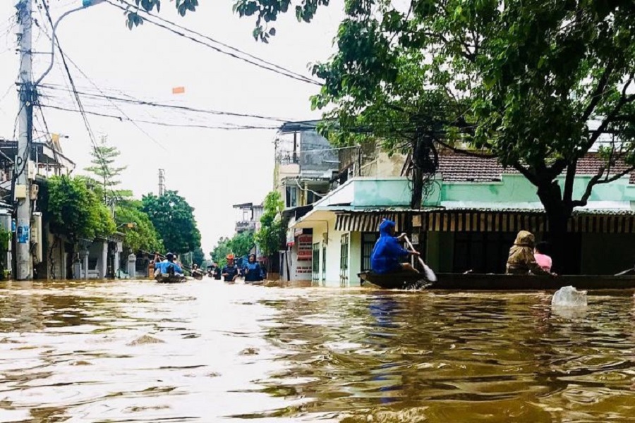 भियतनाममा भिषण बाढी, ५५ जनाको मृत्यु