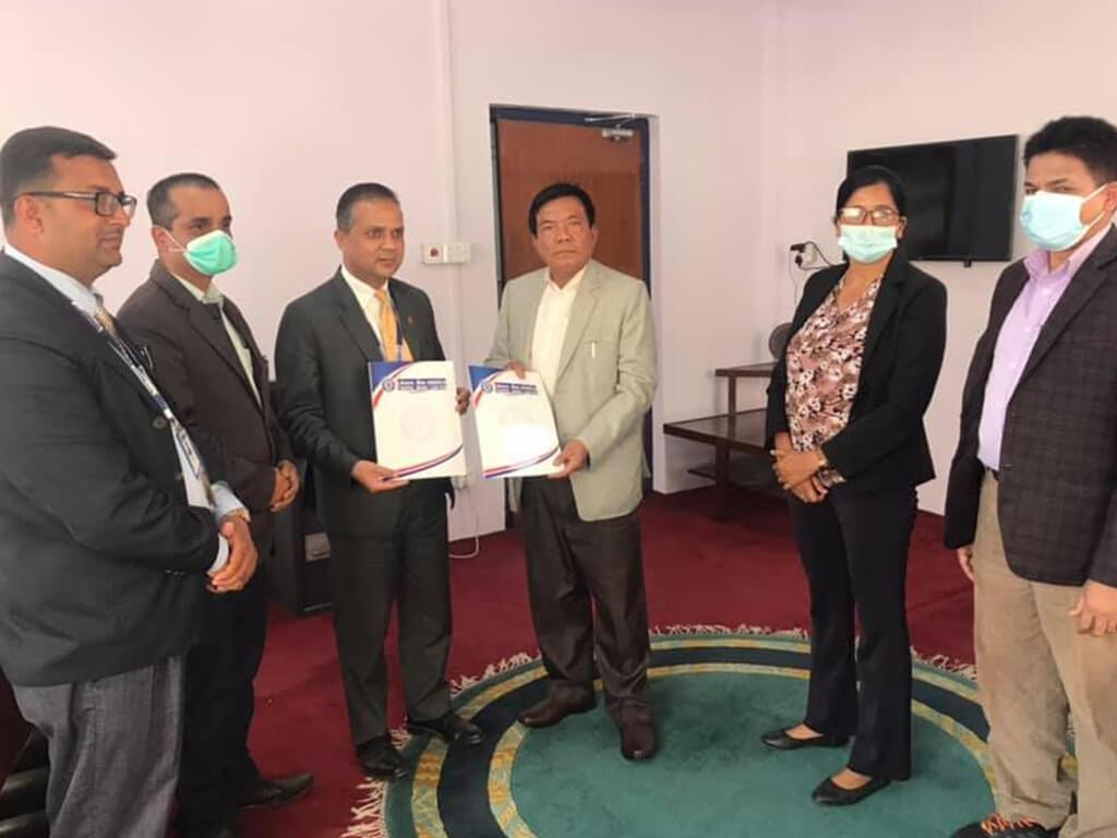 नेपाल बैंक र चौतारा साँगाचोकगढी नगरपालिकाबीच सम्झौता