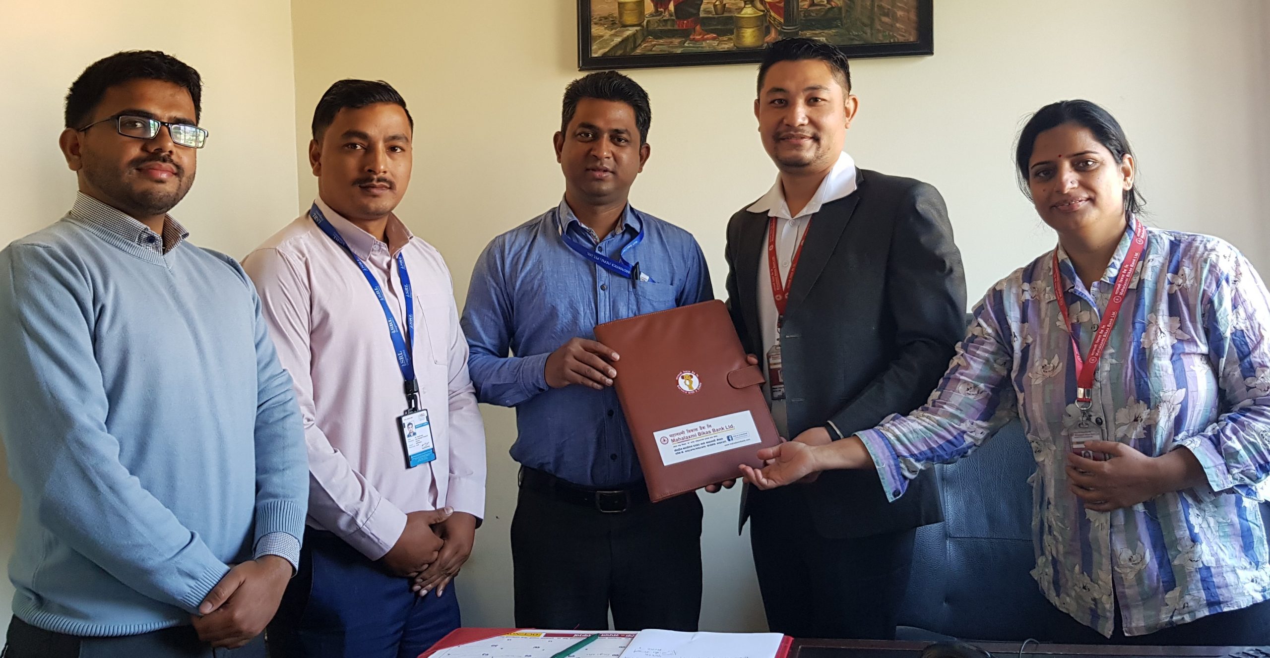 महालक्ष्मी विकास बैंक र एस.आर.एल. डायगनोस्टिक (नेपाल) बिच सम्झौता