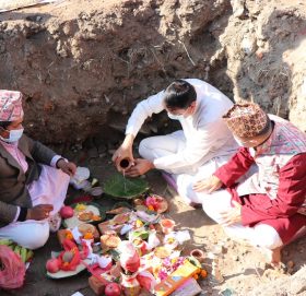 मुक्तिनाथ विकास बैंकको केन्द्रीय कार्यालय भवन शिलन्यास